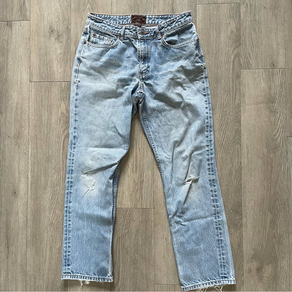 Vintage Banana Republic blue denim jeans 100% cotton Size 28"